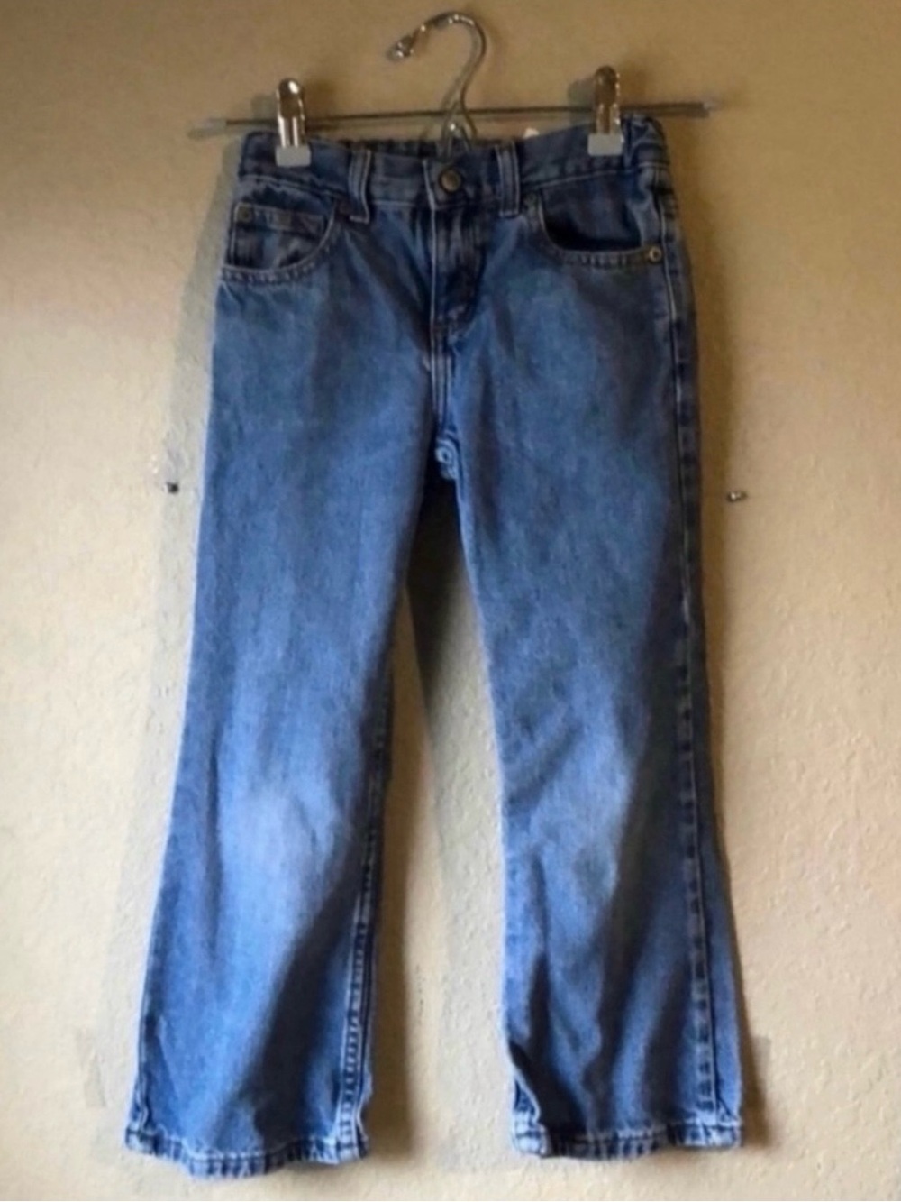 Arizona Jeans Y2K Straight Leg Denim Blue Jeans Casual Kids Girls 6 Regular